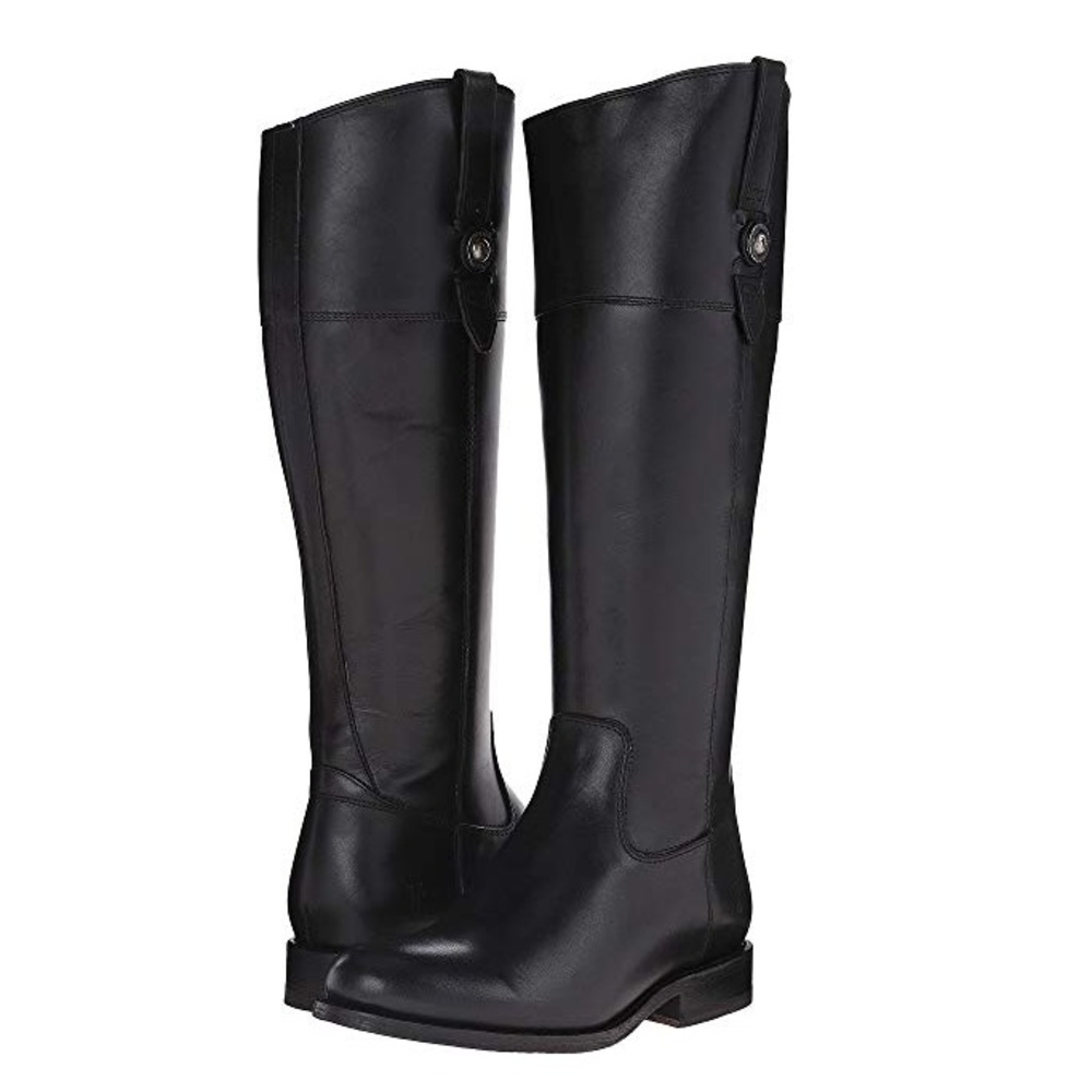 Frye Jayden Button Tall Boots - Black - Size 10 M